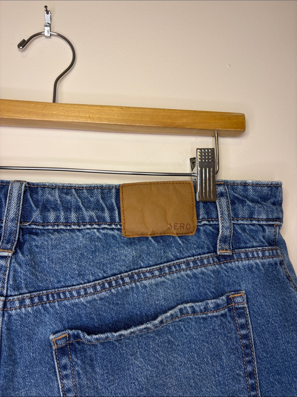Aeropostale Baggy Denim Jean Shorts Juniors Size 10 - Picture 3 of 5
